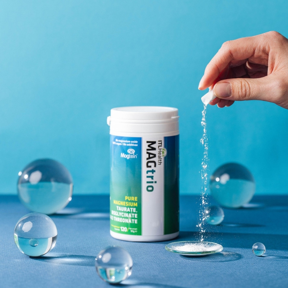 MAGtrio magnezijev L-treonat, bisglicinat, taurat, 120 kapsula - Slika 2